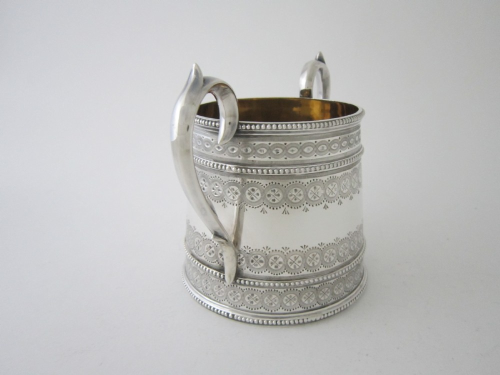 Antique Victorian Sterling Silver Tea & Coffee Set - 1881 View XI