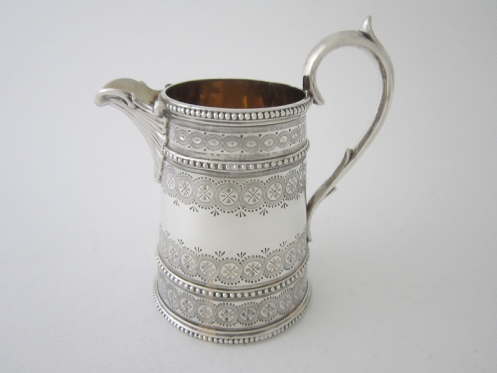 Antique Victorian Sterling Silver Tea & Coffee Set - 1881 View XII
