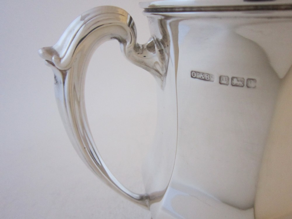 Antique George V Sterling Silver Pint Mug - 1933 View III