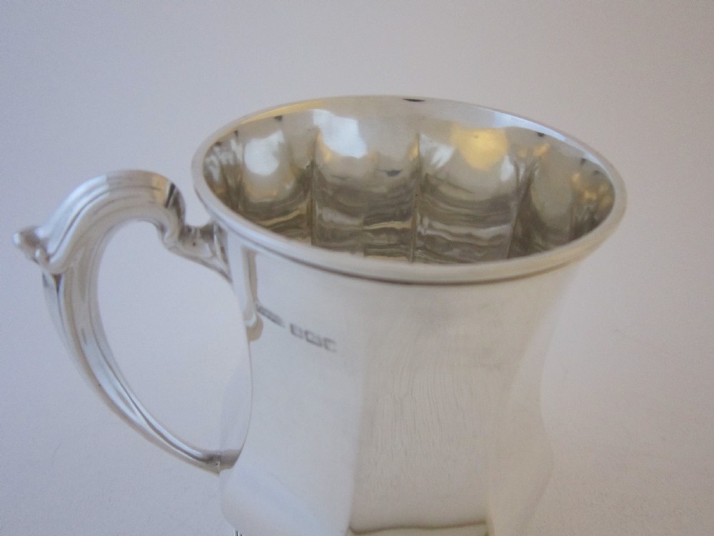 Antique George V Sterling Silver Pint Mug - 1933 View IV