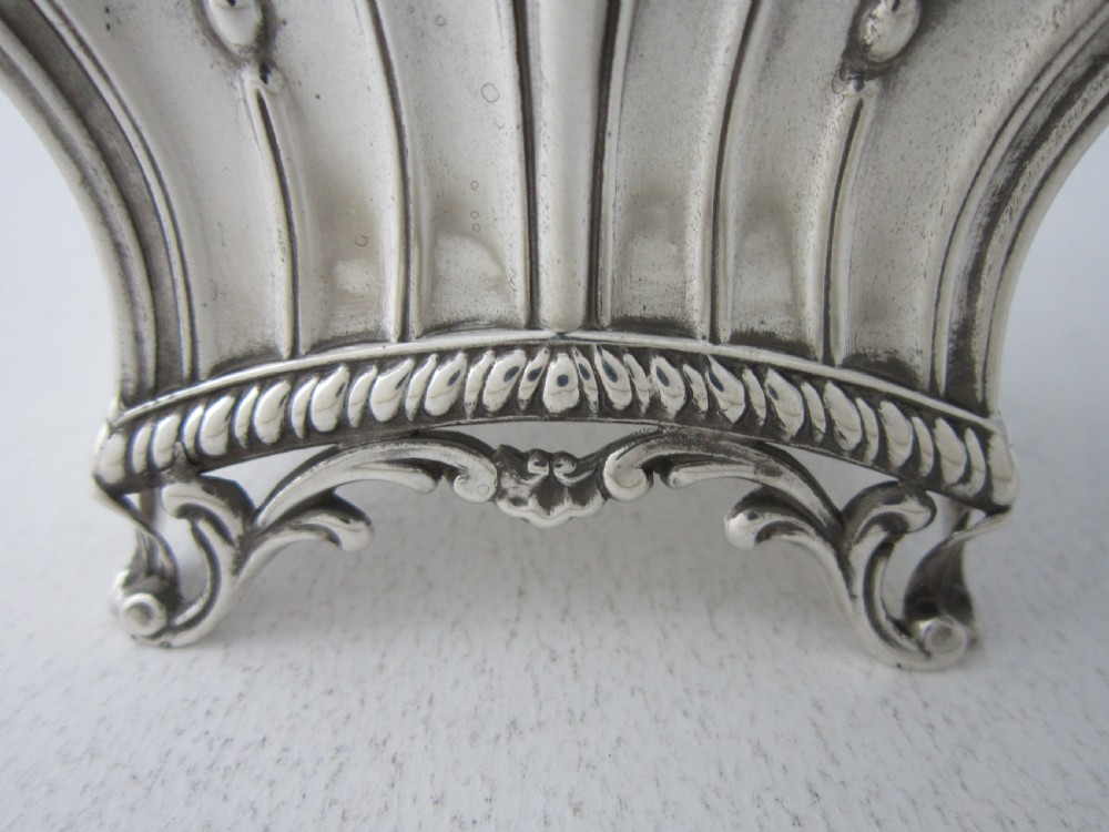 Antique Edwardian Sterling Silver Tea Caddy - 1901 View VI
