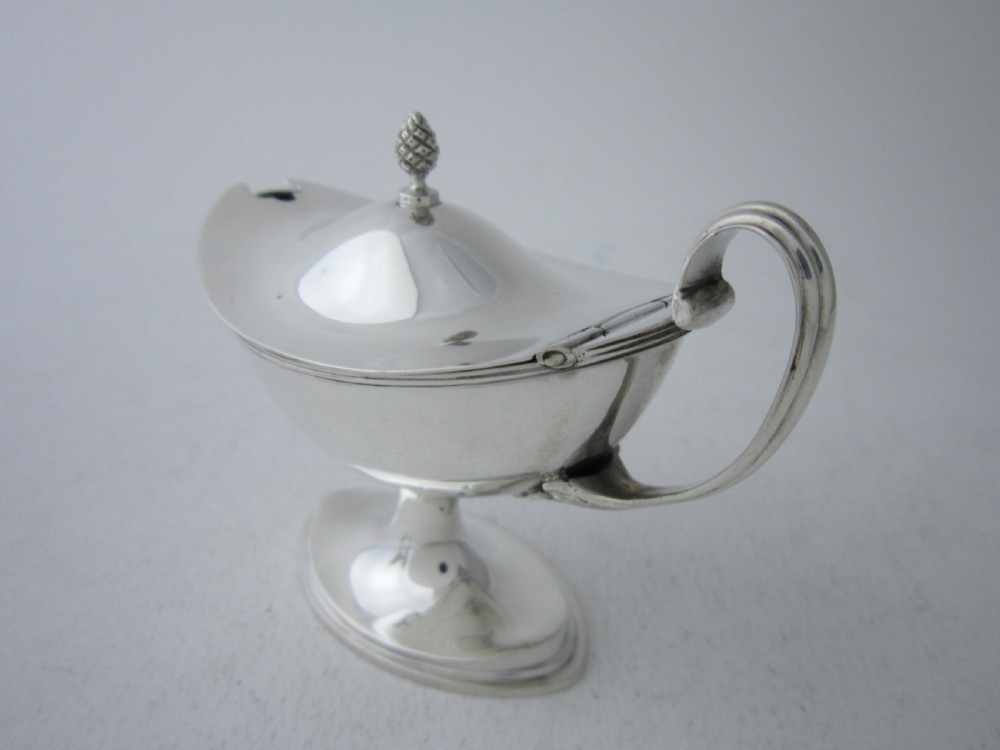 Antique George V Sterling Silver Condiment Set - 1925 View VI