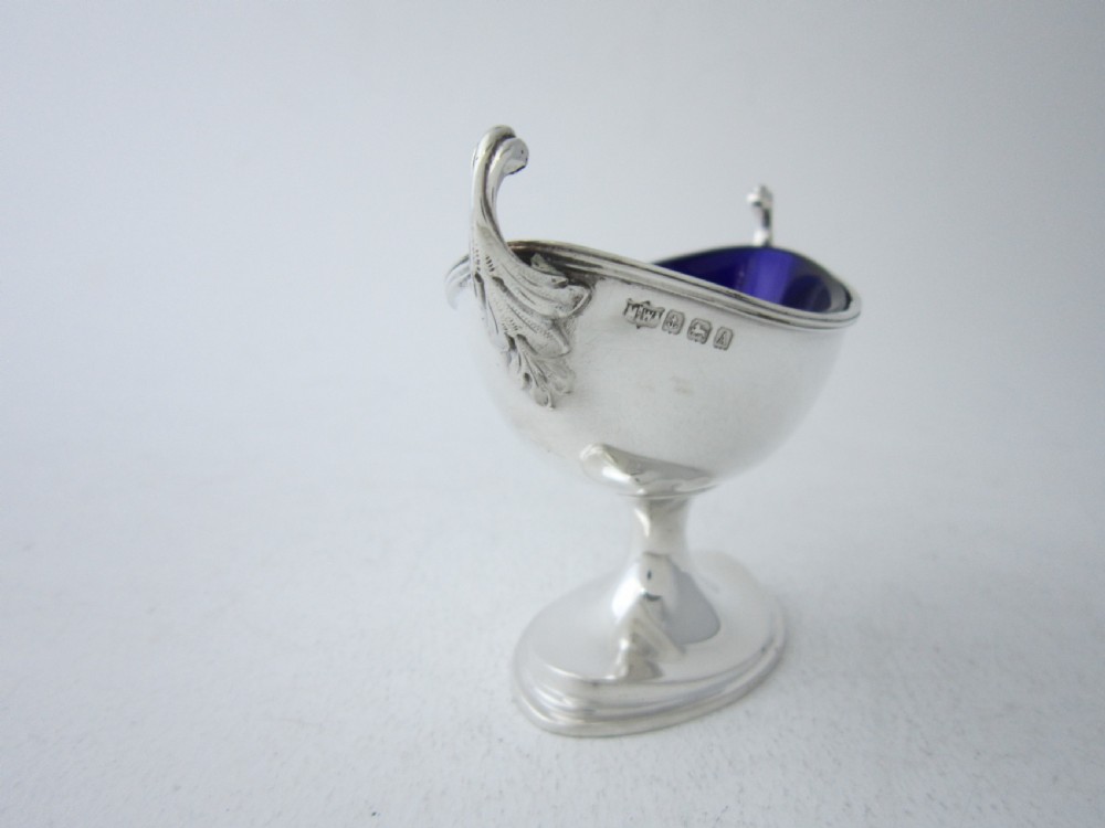 Antique George V Sterling Silver Condiment Set - 1925 View X