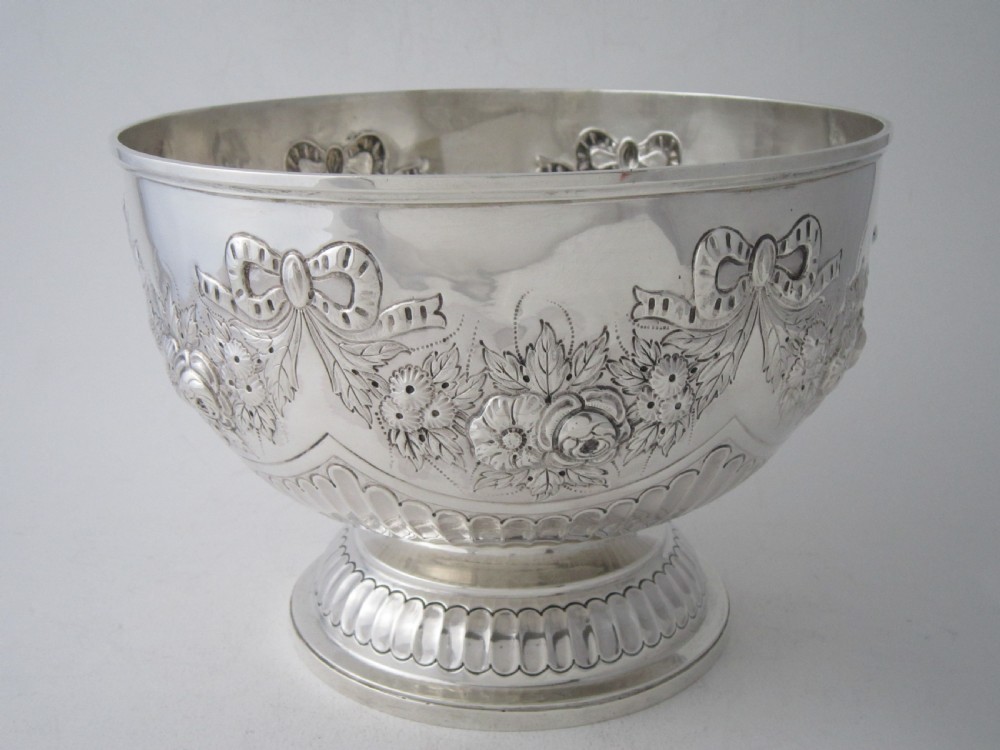 Antique Victorian Sterling Silver bowl - 1896