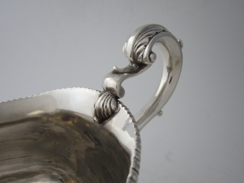 Antique George III Sterling Silver Sauce Boats - 1768 View VI
