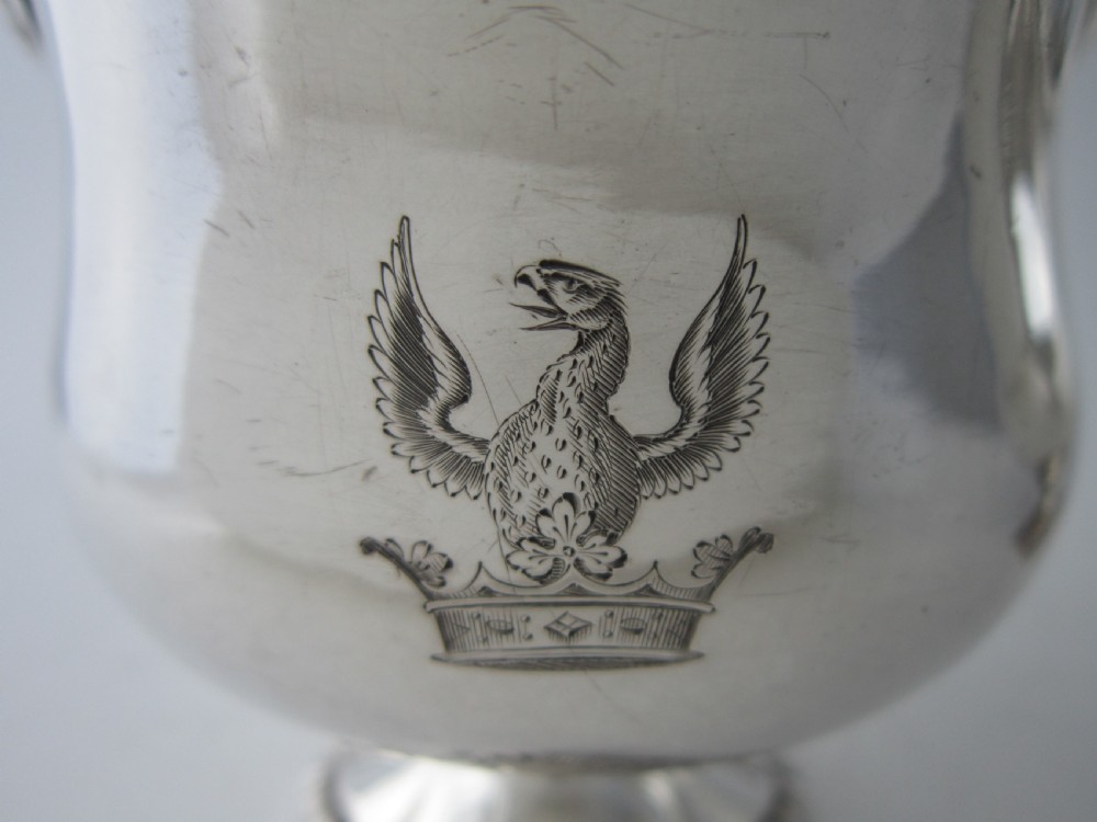 Antique George III Sterling Silver Sauce Boats - 1768 View X