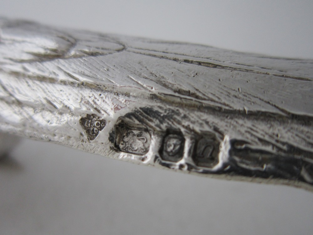 Pair of Garrard Sterling Silver Cast Pheasants - 1969 View XI