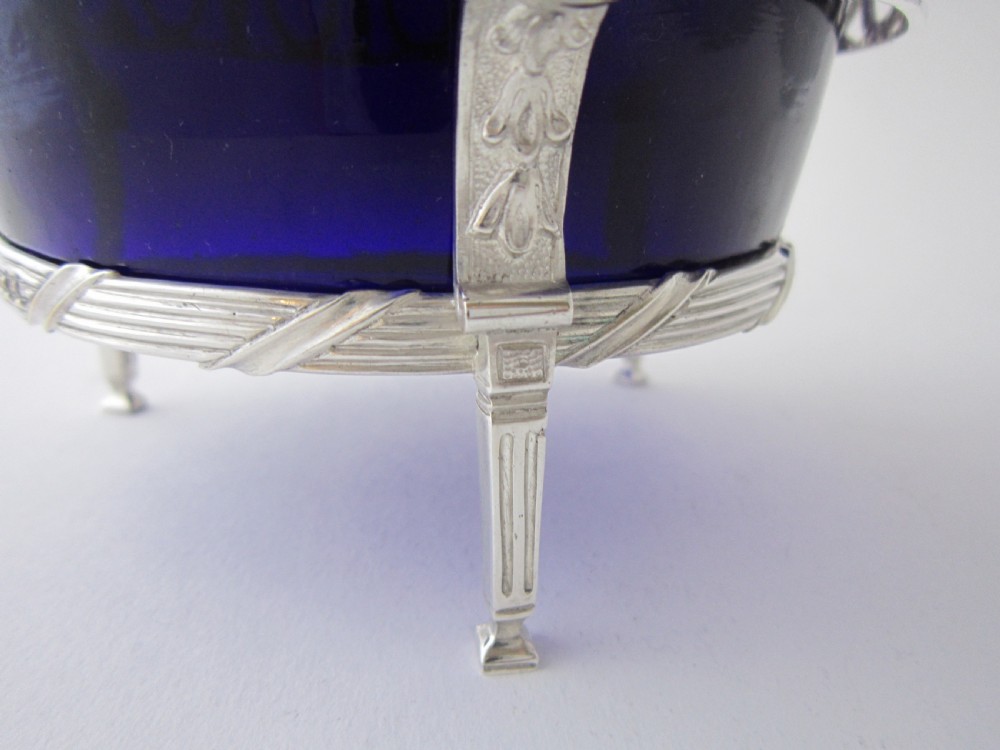 Antique Victorian Sterling Silver & Glass Dishes View VII