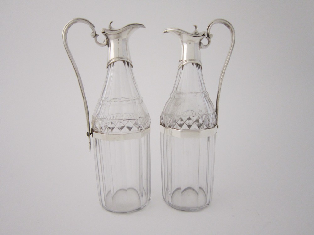 Antique George III Sterling Silver Cruet Set - 1795 View VIII