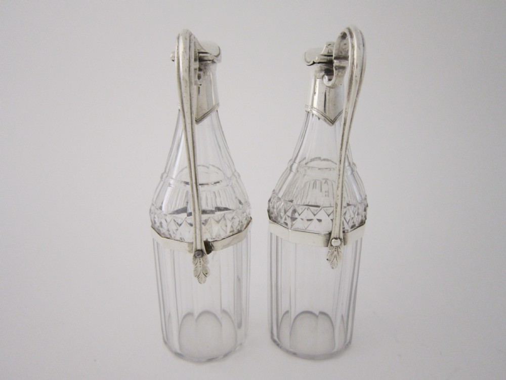 Antique George III Sterling Silver Cruet Set - 1795 View X