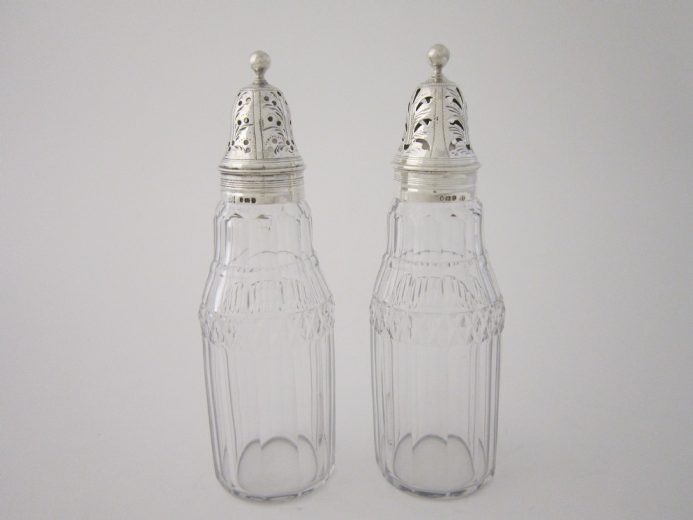 Antique George III Sterling Silver Cruet Set - 1795 View XI