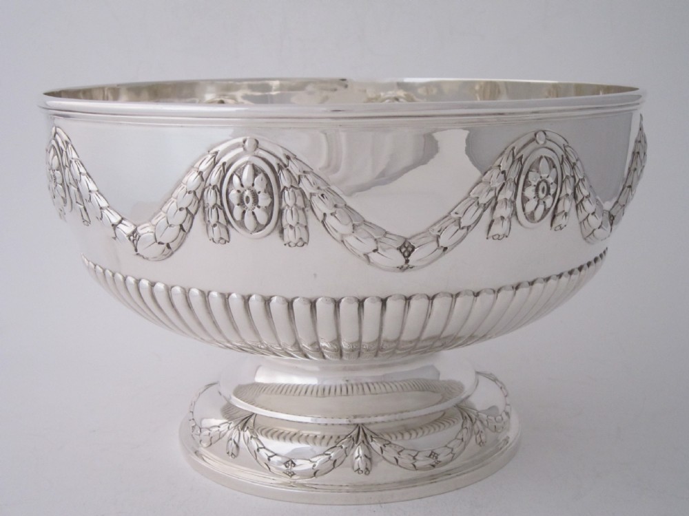 Antique Victorian Sterling Silver Bowl - 1884 View IV