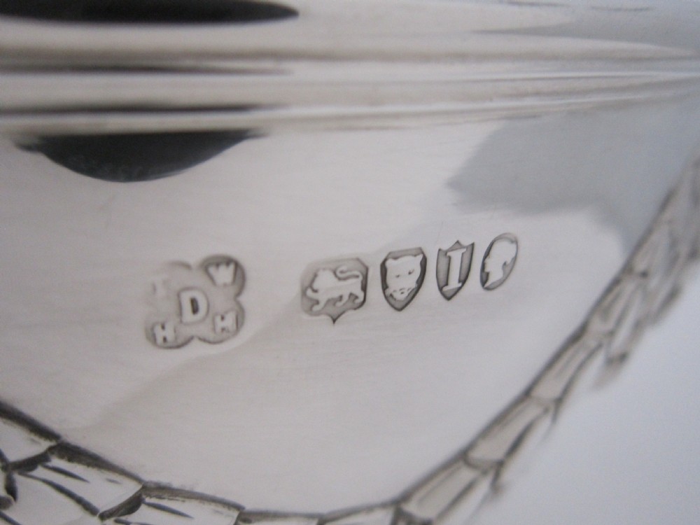 Antique Victorian Sterling Silver Bowl - 1884 View VIII