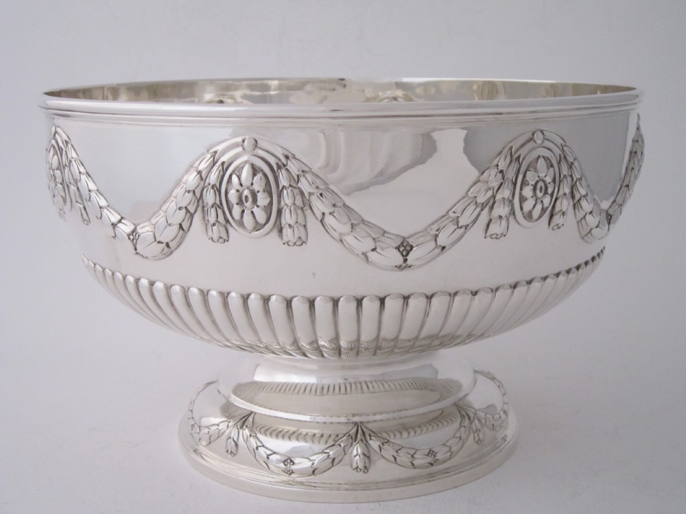 Antique Victorian Sterling Silver Bowl - 1884