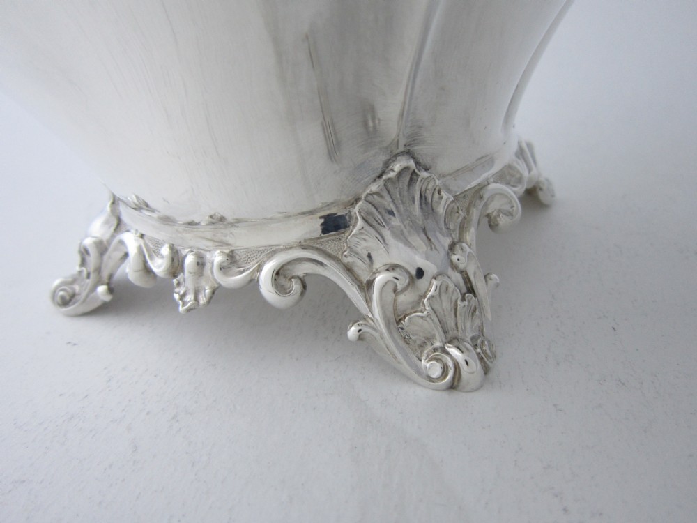 Antique Victorian (1842) Sterling Silver Teapot  View V