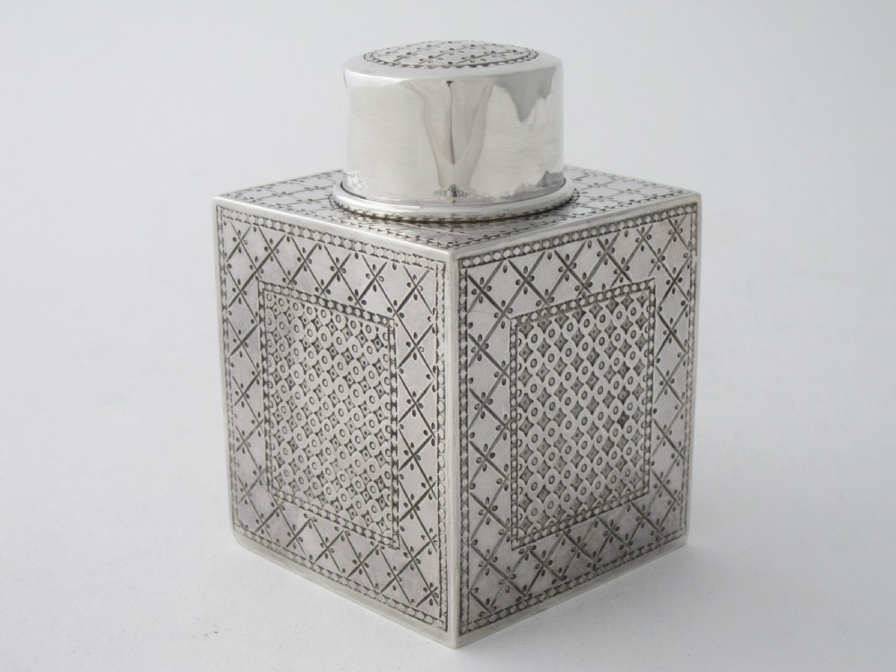 Liberty Antique George V Sterling Silver Tea Caddy - 1913