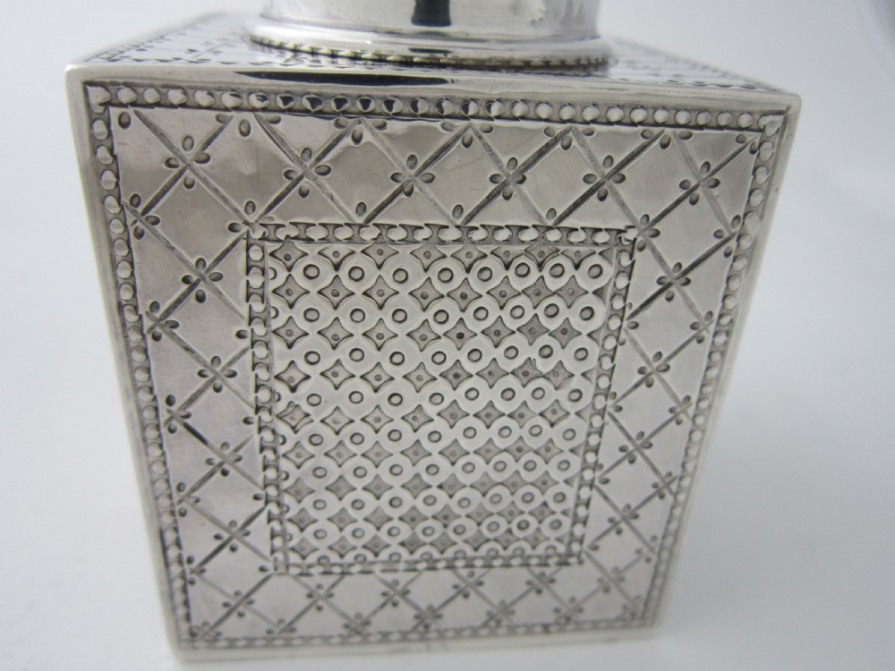 Liberty Antique George V Sterling Silver Tea Caddy - 1913 View V
