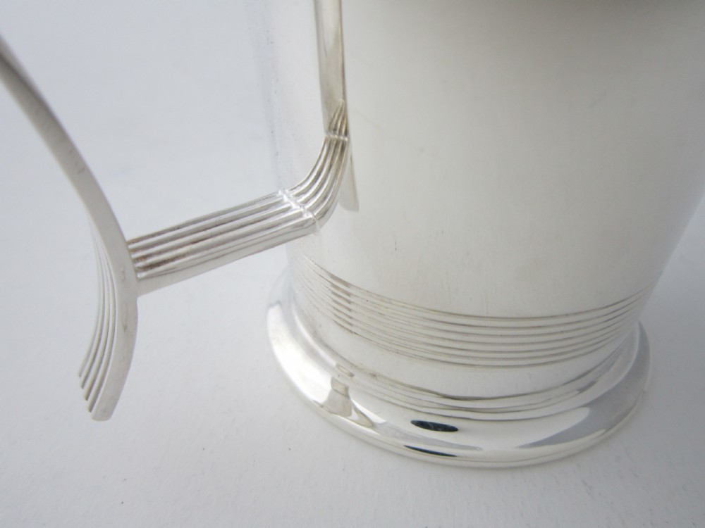 Sterling Silver 1/2 Pint Mug, George VI - 1945 View V