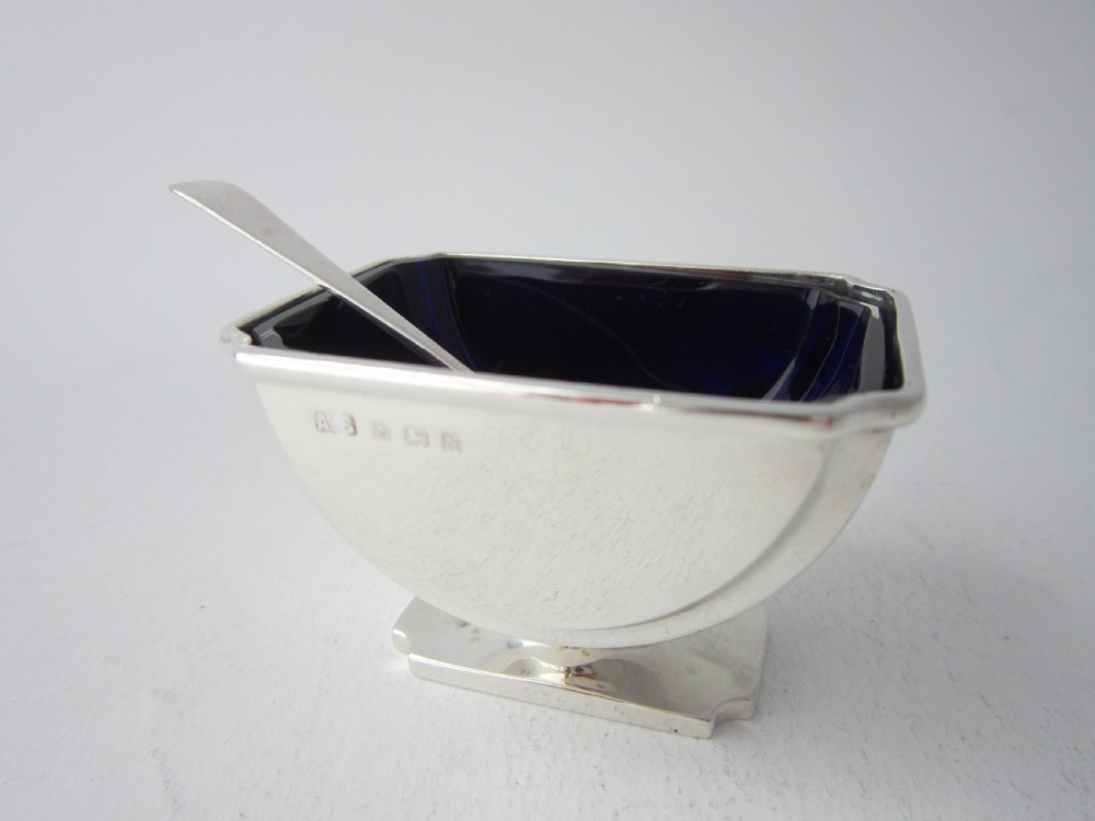 Art Deco George VI Sterling Silver Condiment Set - 1937 View V