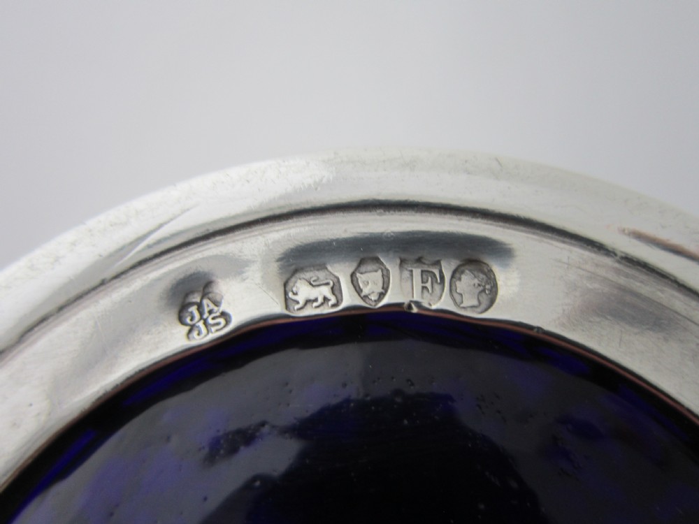 Antique Victorian Sterling Silver Mustard Pot - 1881 View VI