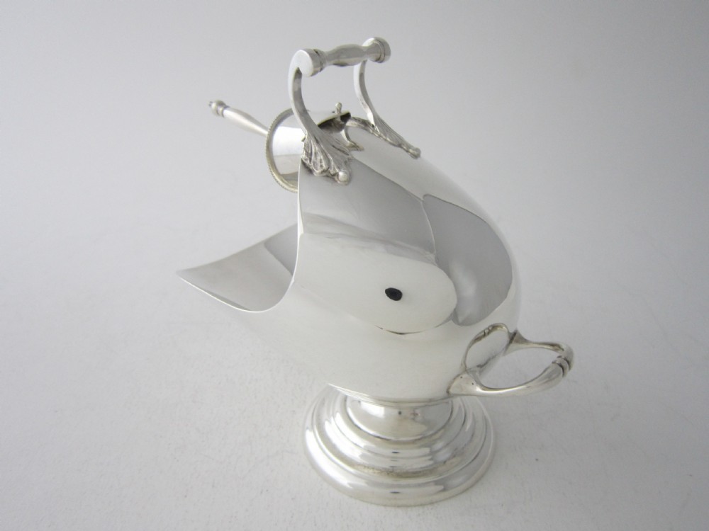 Antique Edwardian Sterling Silver Sugar Scuttle/Bowl - 1907 View III