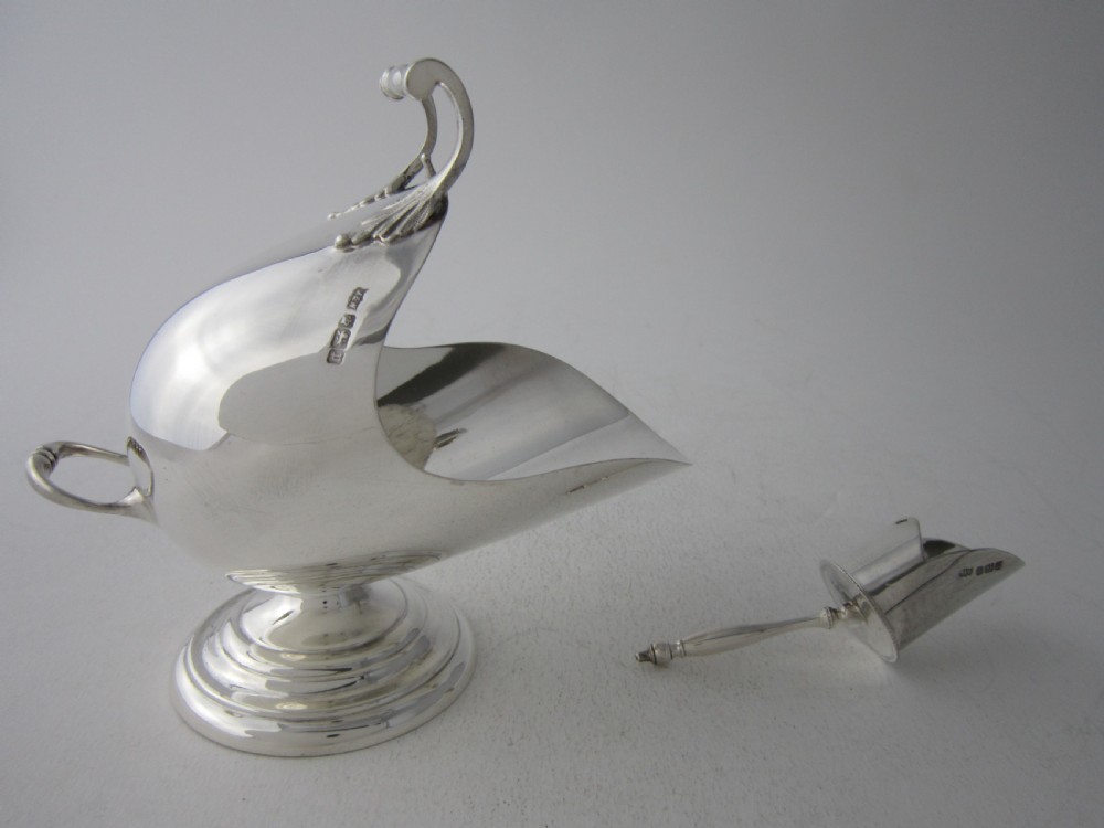 Antique Edwardian Sterling Silver Sugar Scuttle/Bowl - 1907 View VI