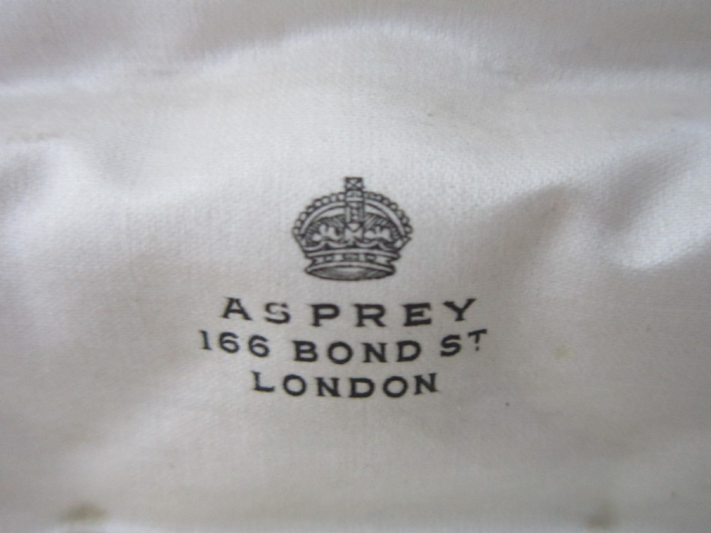 Asprey Antique Sterling Silver Menu/Place Card Holders - 1925 View III