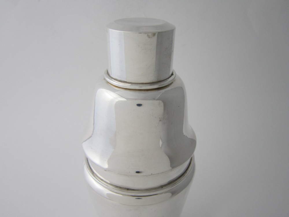 Large Chinese Sterling Silver Cocktail Shaker View II