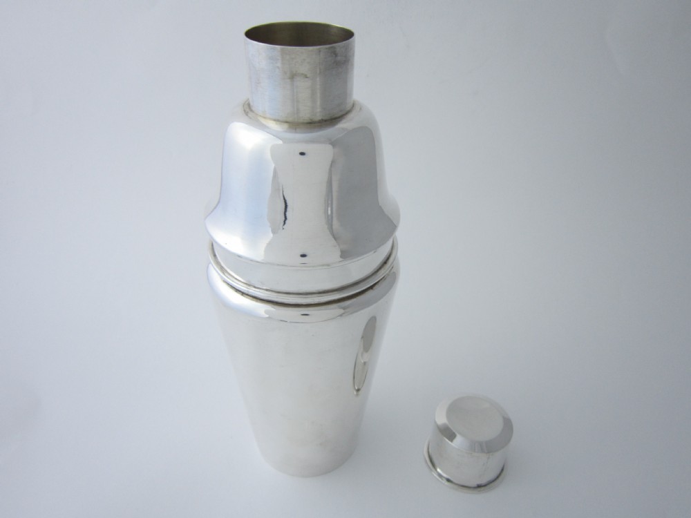 Large Chinese Sterling Silver Cocktail Shaker View V