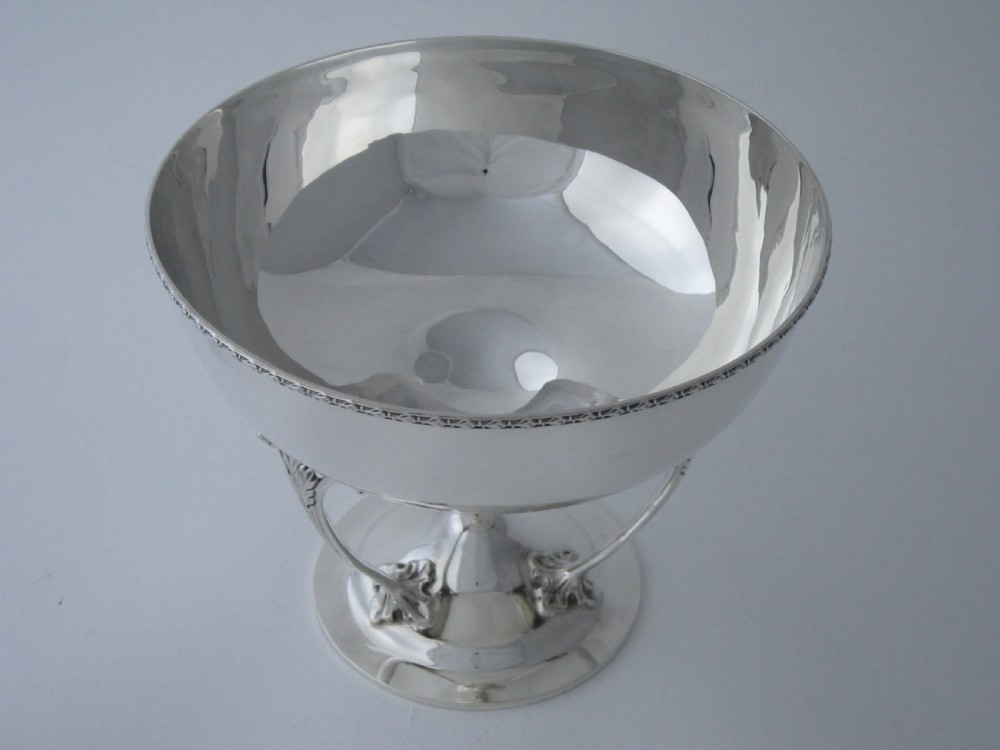 Antique George  V Sterling Silver Comport/Bowl - 1924 View V