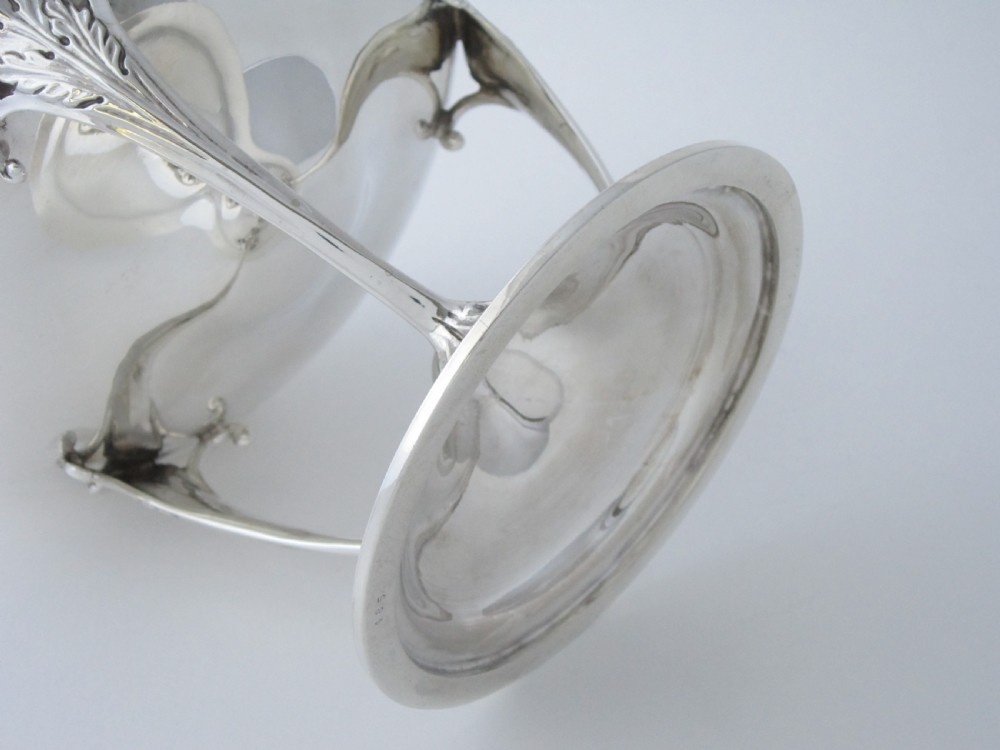 Antique George  V Sterling Silver Comport/Bowl - 1924 View VII