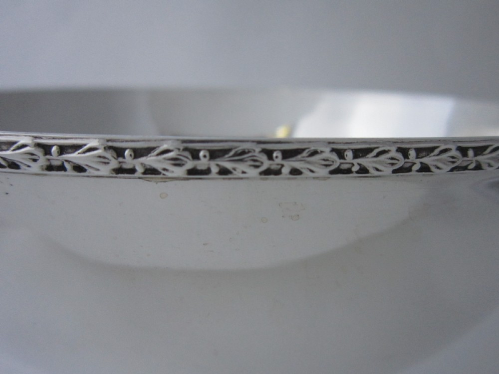 Antique George  V Sterling Silver Comport/Bowl - 1924 View VIII
