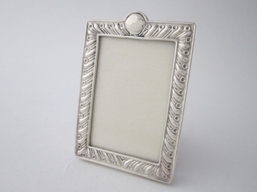 Antique Victorian Sterling Silver Photograph Frame - 1891