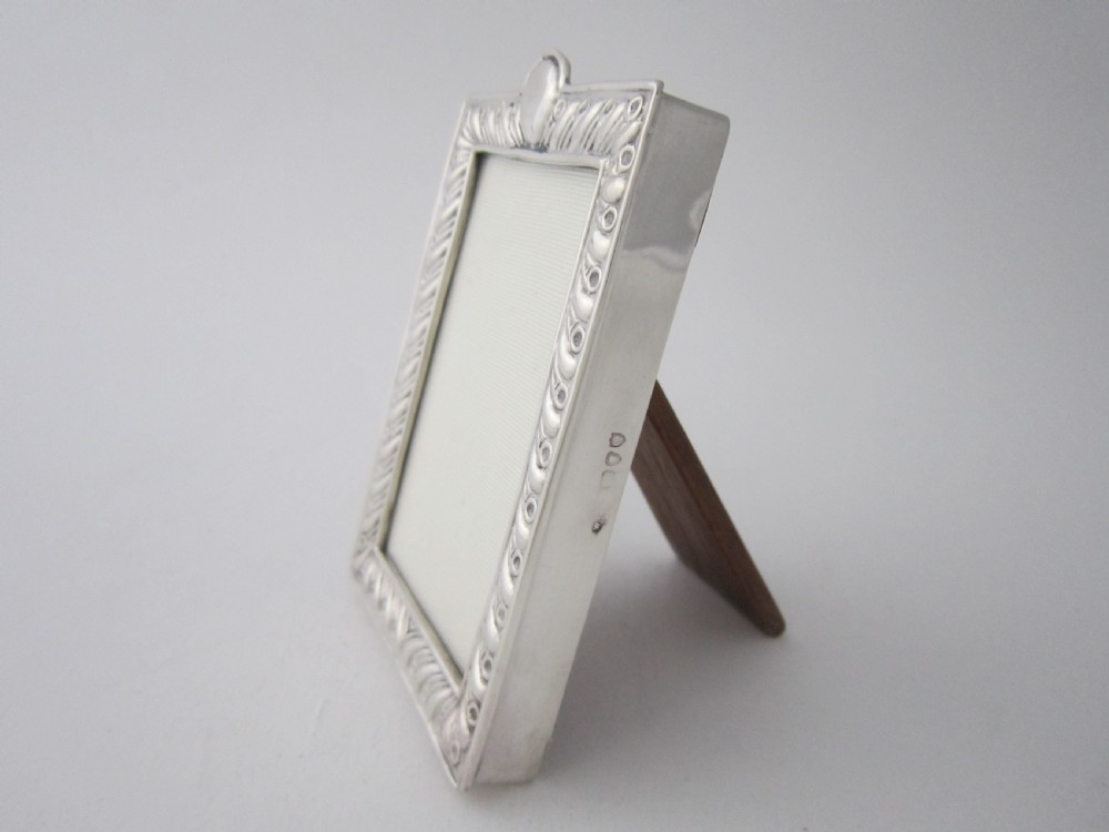 Antique Victorian Sterling Silver Photograph Frame - 1891 View II