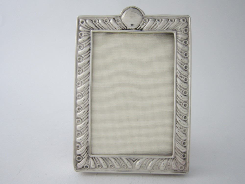 Antique Victorian Sterling Silver Photograph Frame - 1891 View V