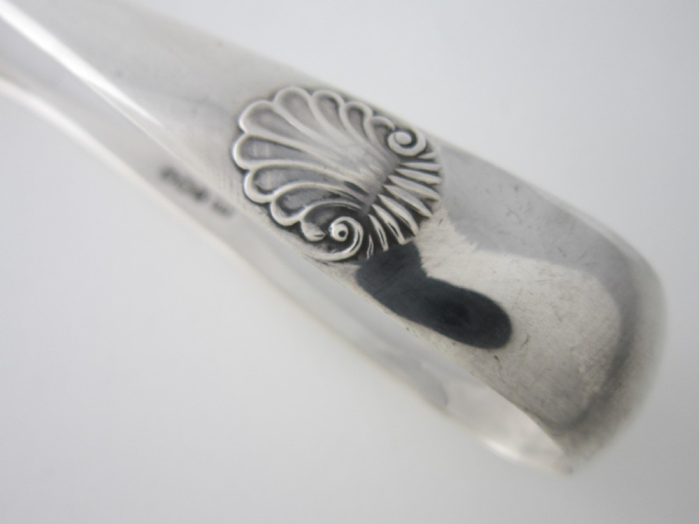Antique George V Sterling Silver Serving Tongs - 1933 View III