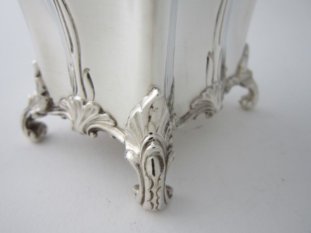 Antique Edwardian Sterling Silver Tea Caddy - 1903 View IX
