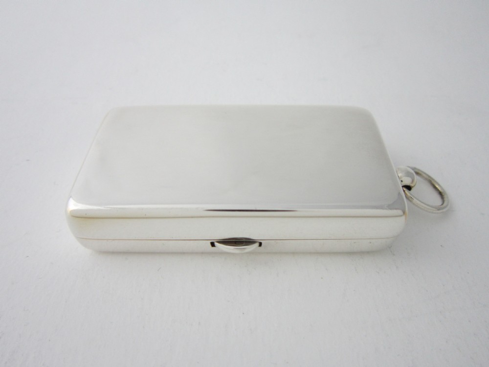 Antique Victorian Sterling Silver Combination Sovereign Case - 1900 View II