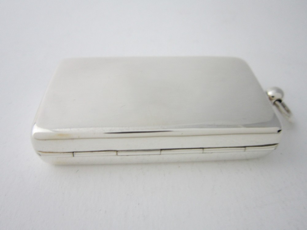Antique Victorian Sterling Silver Combination Sovereign Case - 1900 View III