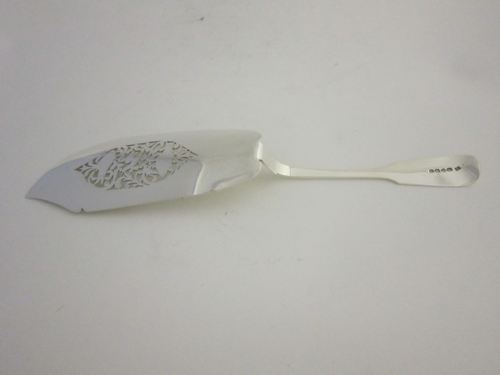 Antique William IV Sterling Silver Fish Slice - 1832 View IV