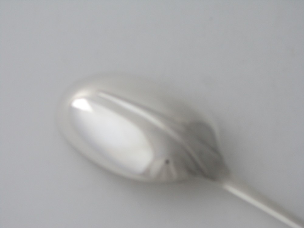 Antique George V Sterling Silver Rat Tail Basting/Serving Spoon - 1918 View V