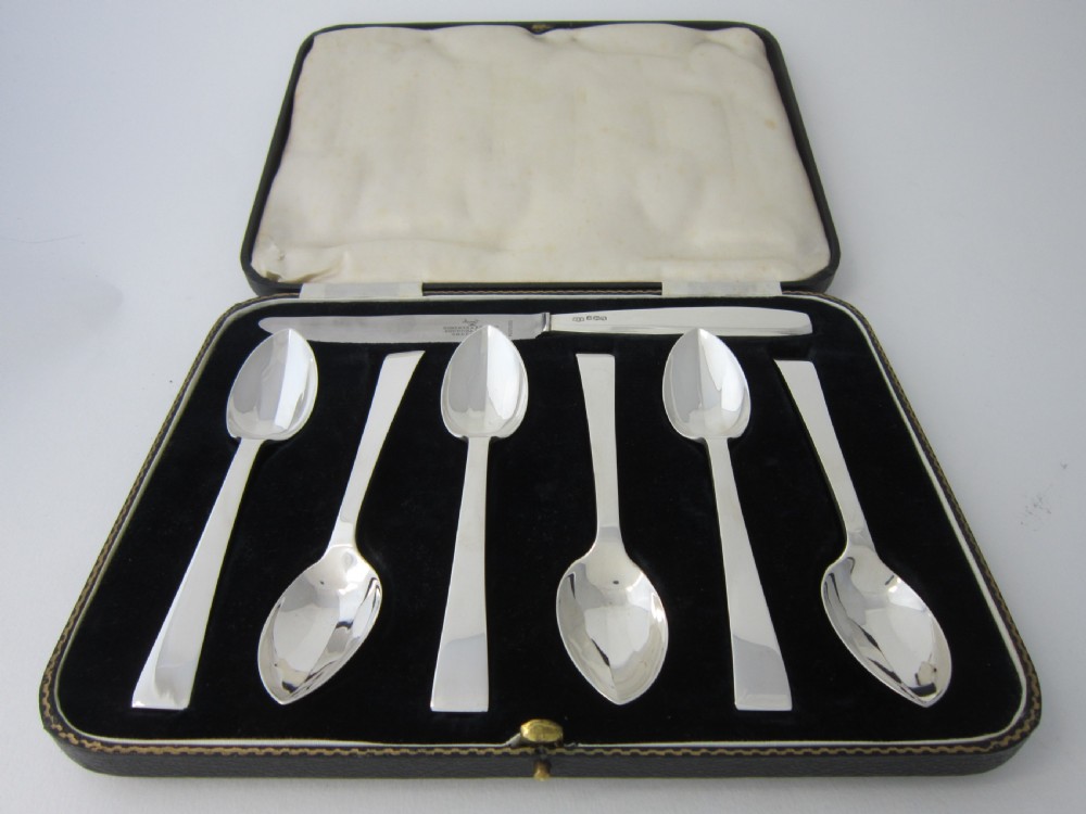 Art Deco Sterling Silver Grapefruit Spoons - 1937