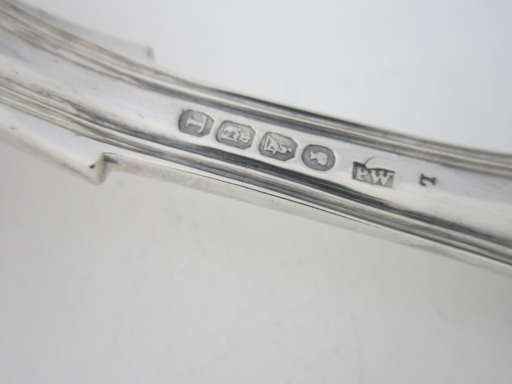 Irish Antique Victorian Sterling Silver Kings Pattern Fish Slice -  View VIII
