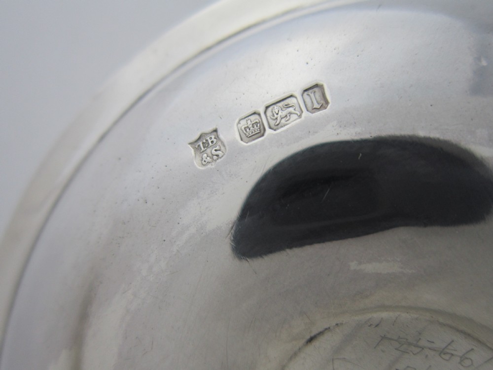 Antique Edwardian Sterling Silver Chamberstick - 1903 View VIII