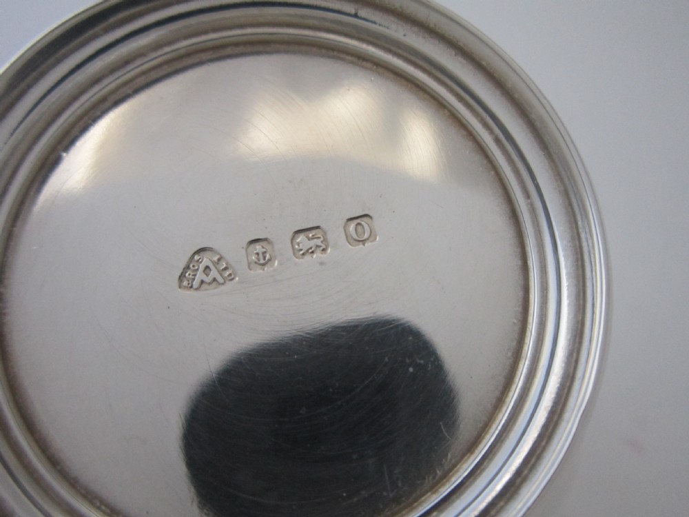 Antique George VI Sterling Silver Six-piece Condiment Set - 1938 View IX
