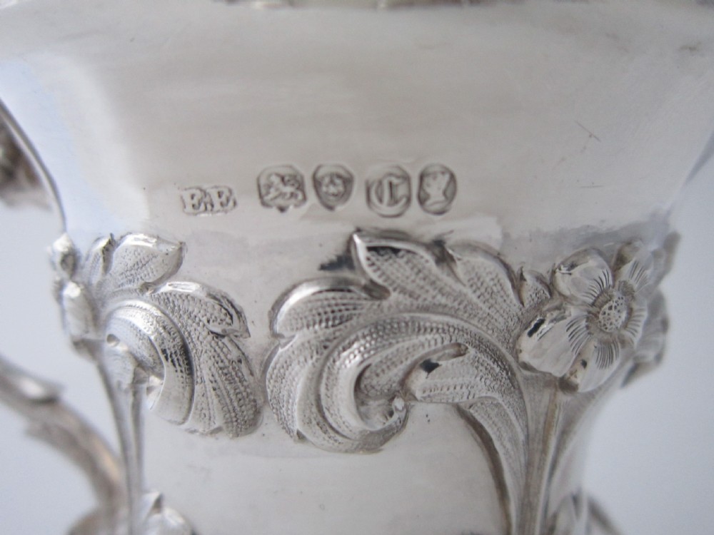 Antique Victorian Sterling Silver Mug - 1838 View VIII