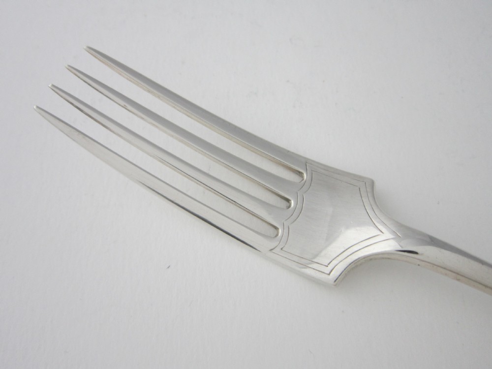 Set of 6 Antique George V Sterling Silver Fish Eaters - 1934/5 View VII