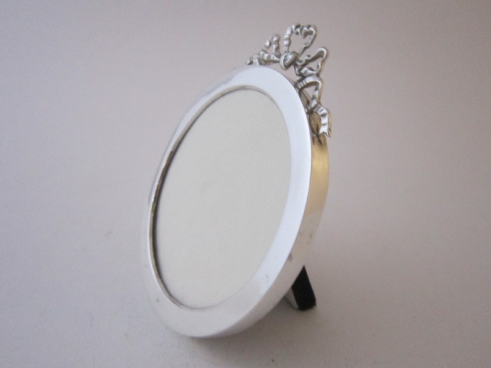 Antique Edwardian Sterling Silver Photo Frame - 1904 View II