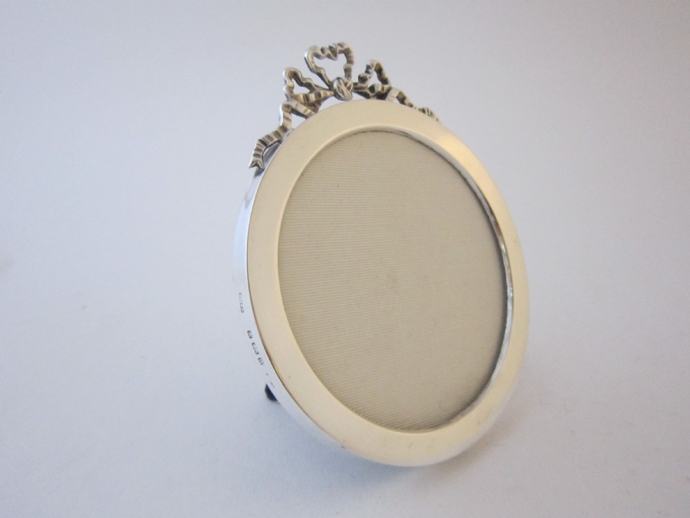 Antique Edwardian Sterling Silver Photo Frame - 1904 View IV