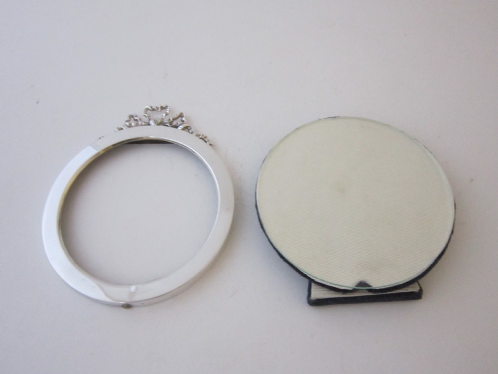 Antique Edwardian Sterling Silver Photo Frame - 1904 View V